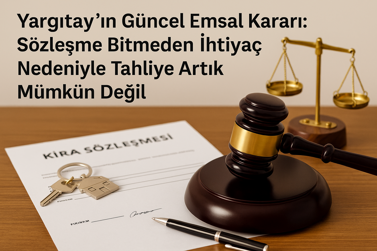 Yargıtay&rsquo;ın g&uuml;ncel emsal kararı ve kira s&ouml;zleşmesi g&ouml;rseli